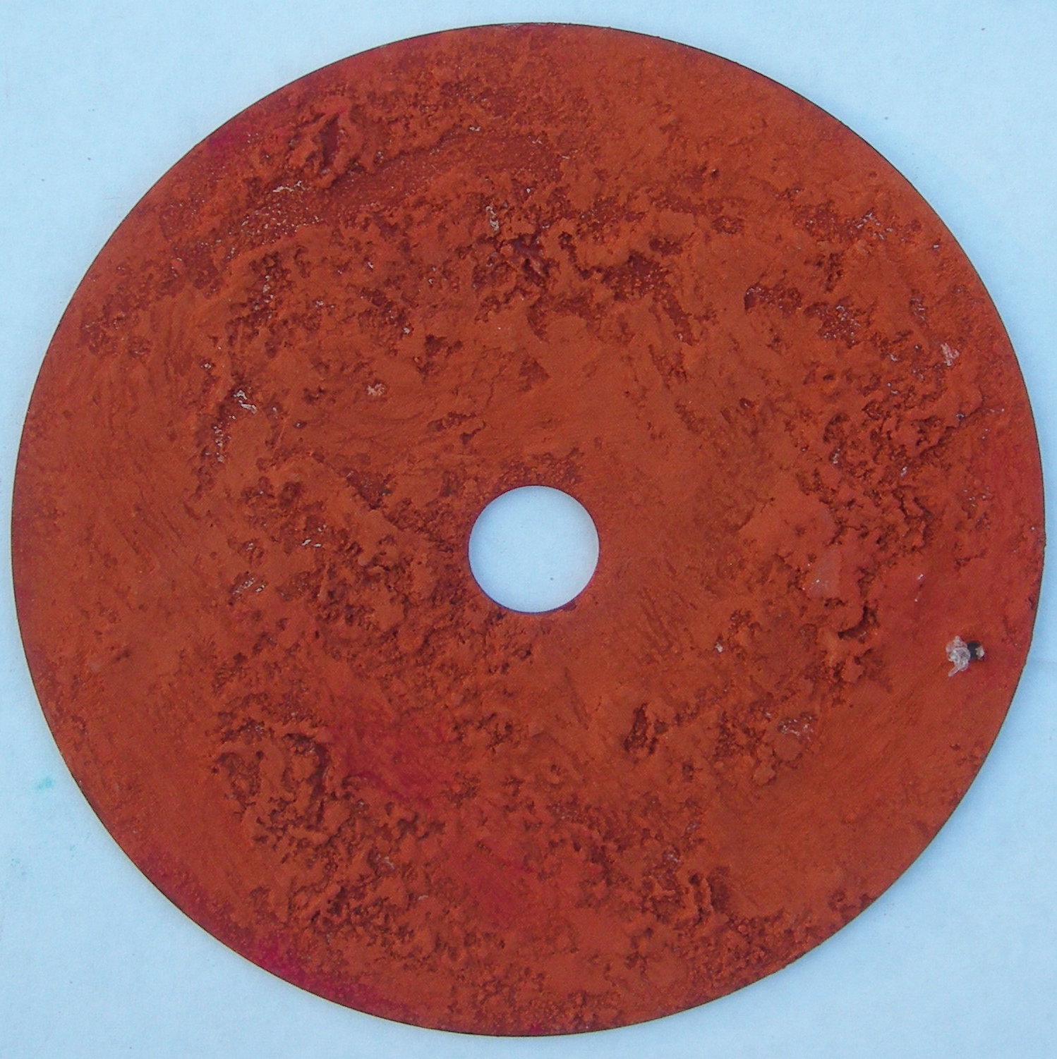 Automne-verso, 2011, techniques mixtes, CD diamètre 12cm Automne-verso, 2011, techniques mixtes, CD diamètre 12cm